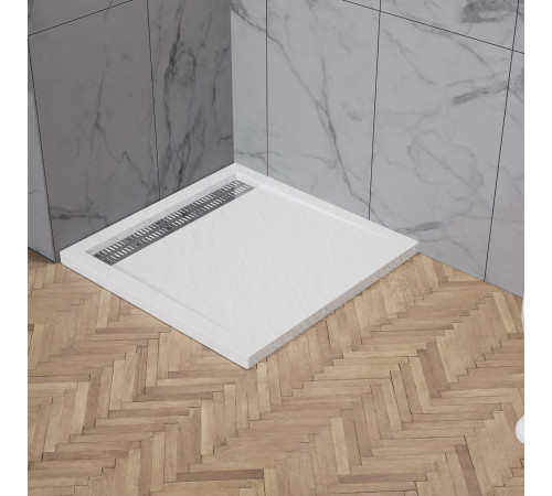 Душевой поддон BelBagno TRAY-BB-DUE-A-90-4-W0 90x90