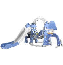 Игровой комплекс Pituso Замок L-DT05 синий/серый