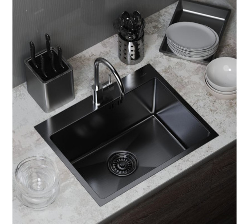 Кухонная мойка Mixline 547233 сатин, 3 мм