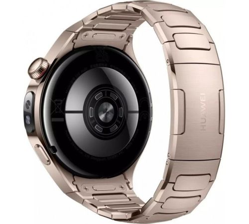 Умные часы Huawei Watch 5 42 мм золотистый, с золотистым титановым ремешком, международная версия