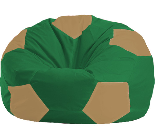 Кресло-мешок Flagman Мяч Стандарт М1.1-237 зеленый/бежевый