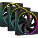 Комплект вентиляторов для корпуса ID-Cooling AF-127-ARGB-K TRIO