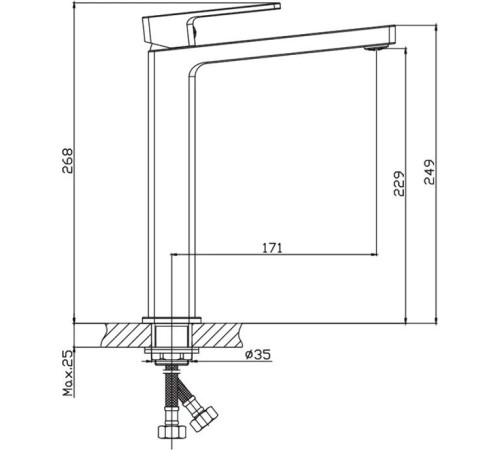 Смеситель Haiba HB11615