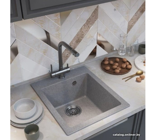 Кухонная мойка Mixline ML-GM14 551908 графит