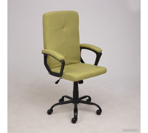 Офисное кресло AksHome Mark Chrome ткань, светло-зеленый