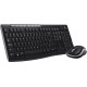 Мышь + клавиатура  Logitech Wireless Combo MK270 920-004518