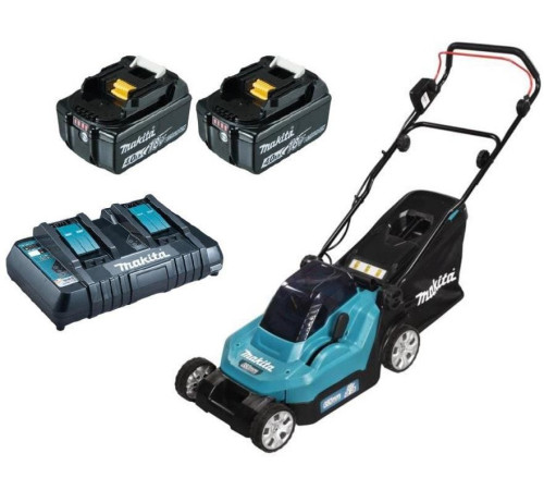Колёсная газонокосилка Makita DLM382PM2 с 2-мя АКБ