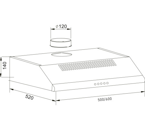 Кухонная вытяжка Making Oasis Everywhere UP-50I F