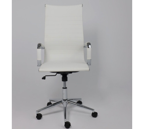 Офисное кресло AksHome Evelin экокожа, белый
