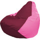 Кресло-мешок Flagman Груша Медиум XL Г1.1-306 бордовый/розовый