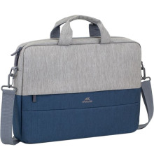 Сумка Rivacase Prater 7532 серый/темно-синий