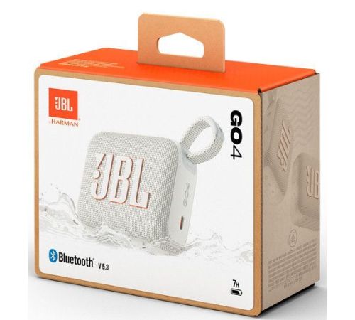 Беспроводная колонка JBL Go 4 белый