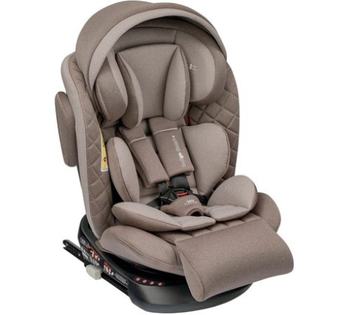 Детское автокресло Indigo Smart Plus Isofix бежевый/коричневый