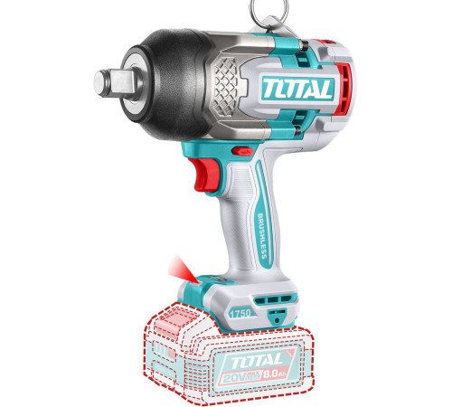 Гайковерт Total TIWLI201751 без АКБ