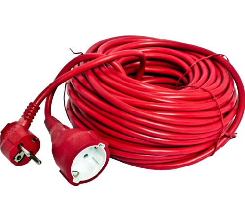 Удлинитель Electraline 01630 25 м, красный