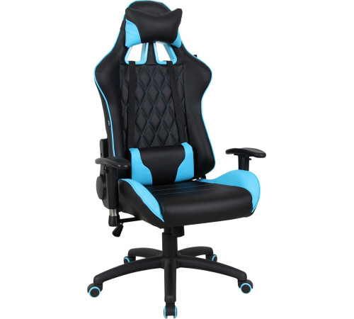 Кресло Brabix GT Master GM-110 черный/голубой