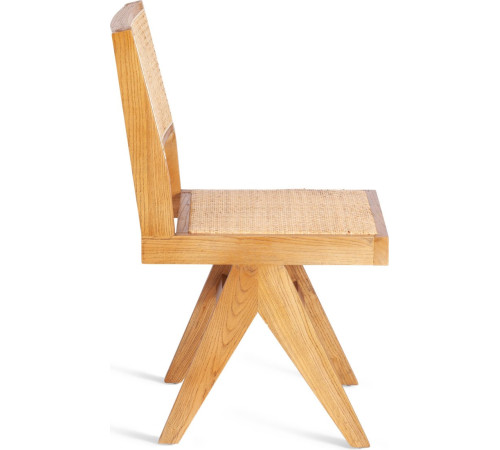 Стул TetChair Loki дерево вяз/ротанг 51x44x86 груша №3