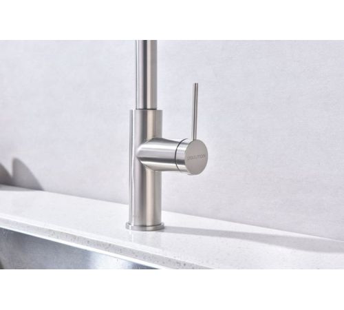 Смеситель Paulmark Galant Ga213077-BS стальной/нержавеющая сталь