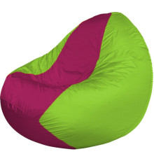 Кресло-мешок Flagman Classic К2.1-186 салатовый/фуксия