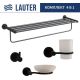 Набор аксессуаров для ванной Lauter 21TS20116 + 21TS20114 + 21T2010 + 21TS2012 Matt Black, 4 предмета