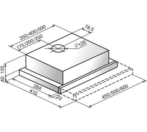 Кухонная вытяжка Elikor Интегра 50П-400-В2Л черный 840538