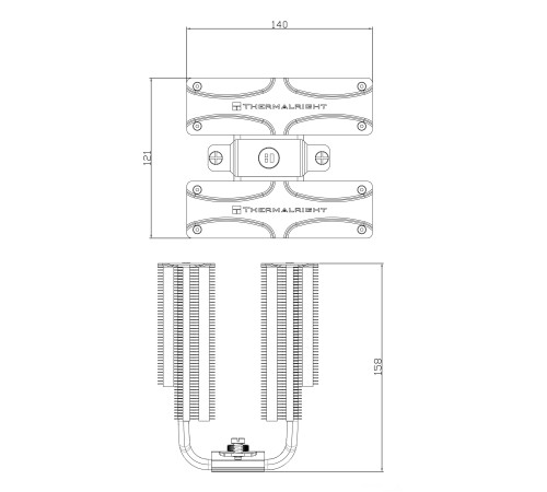 Кулер для процессора Thermalright Frost Commander 140