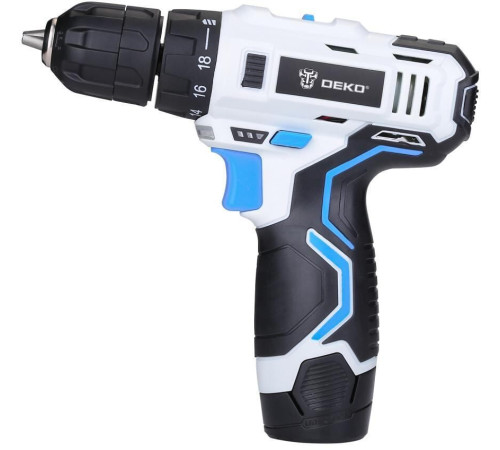 Дрель-шуруповерт Deko GCD12DU3 SET 1 с 1-им АКБ