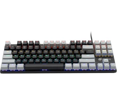 Клавиатура Оклик K600X черный/серый