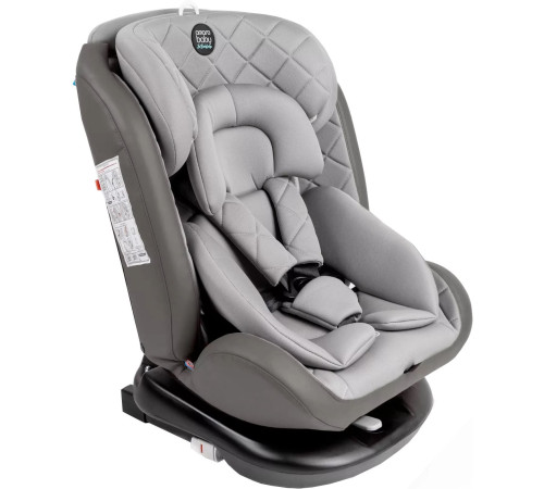 Детское автокресло Amarobaby Brilliant Isofix AMARO-2003-BrSe серый