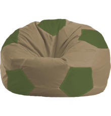 Кресло-мешок Flagman Мяч Стандарт М1.1-91 бежевый/оливковый