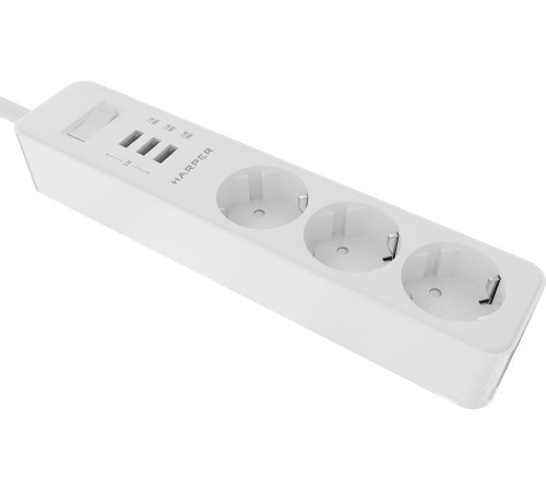 Сетевой фильтр Harper UCH-325 белый