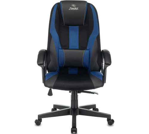 Кресло Zombie 9 черный/синий