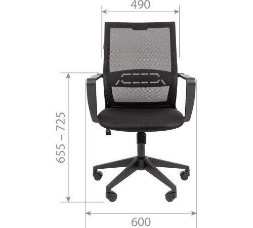 Офисное кресло CHAIRMAN 545 БП черный