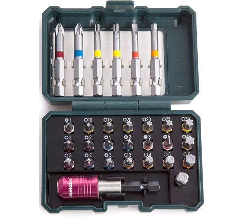 Набор бит Metabo 626710000 29 предметов