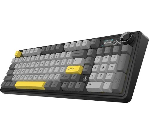 Клавиатура Ajazz AK980 V2 черный/серый/желтый, Ajazz Gift