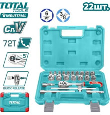 Универсальный набор инструментов Total THT381221 22 предмета