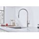 Смеситель Paulmark Senso Se215180-BS стальной/нержавеющая сталь