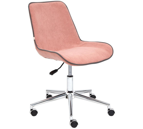 Кресло TetChair Style флок, розовый