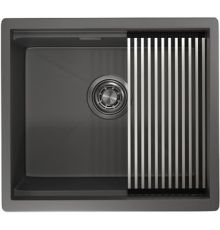 Кухонная мойка Granula GR-5045U графит матовый