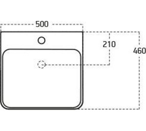 Умывальник Sanovit Luxury 50x46 [11050]