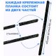 Сушилка для белья Comfort Alumin Потолочная 7 прутьев Black Style Telescop 100-180 см алюминий