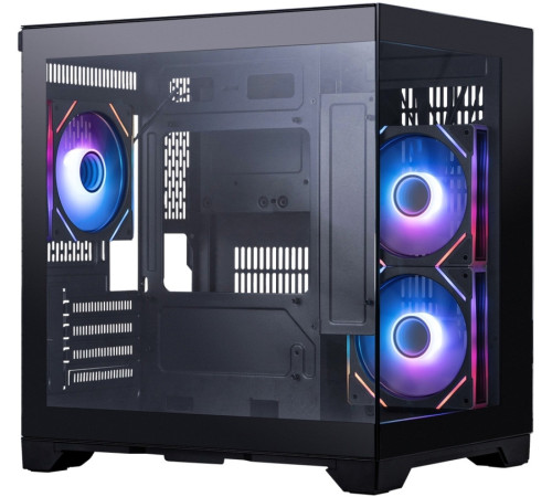 Корпус 1stPlayer MV5-TRANSPARENT ARGB черный