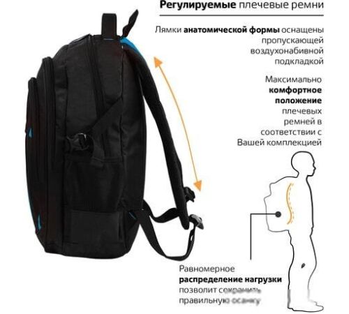 Городской рюкзак BRAUBERG Titanium 224734