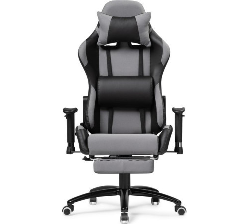 Игровое геймерское кресло Woodville Tesor черный/серый