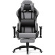 Игровое геймерское кресло Woodville Tesor черный/серый