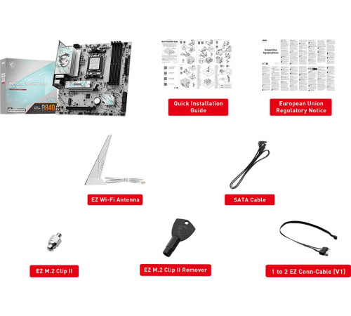 Материнская плата MSI B840M Gaming Plus WiFi6E