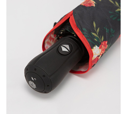 Зонт Rain Berry 734-23588.1 черный/цветы