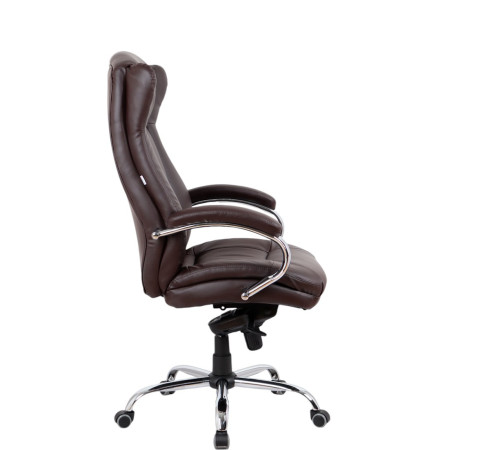 Офисное кресло King Style SHL-7-2 Hildi PU Chrome темно-коричневый