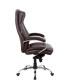 Офисное кресло King Style SHL-7-2 Hildi PU Chrome темно-коричневый
