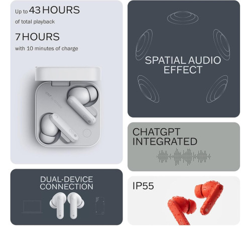 Наушники CMF Buds Pro 2 светло-серый